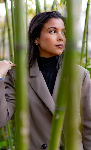 seance photo femme dans une foret de bambou à Toulouse en Haute-Garonne 31